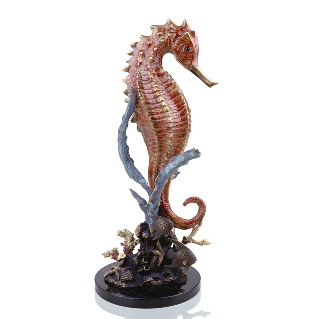 SPI Large Seahorse With Coral 31521