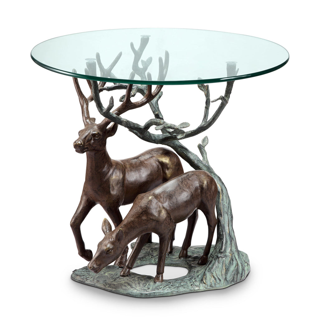 SPI Deer Pair End Table 34125