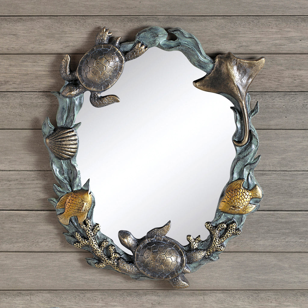 SPI Turtles And Sealife Wall Mirror 34624