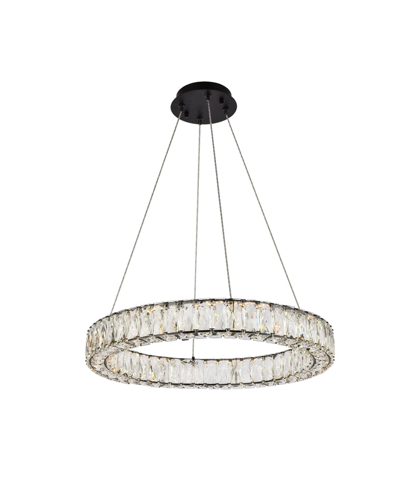 Elegant Lighting Pendant Light 3503D23BK