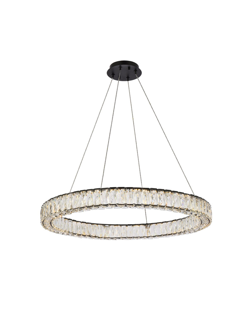 Elegant Lighting Pendant Light 3503D31BK