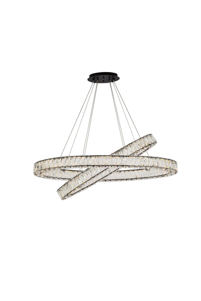 Elegant Lighting Pendant Light 3503D40BK