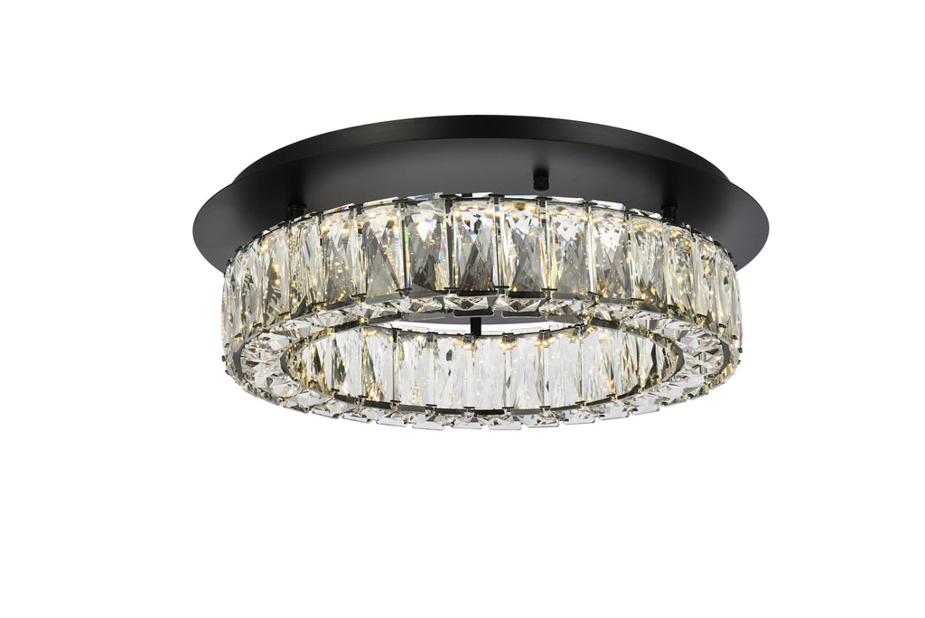 Elegant Lighting Flush Mount Light 3503F18BK