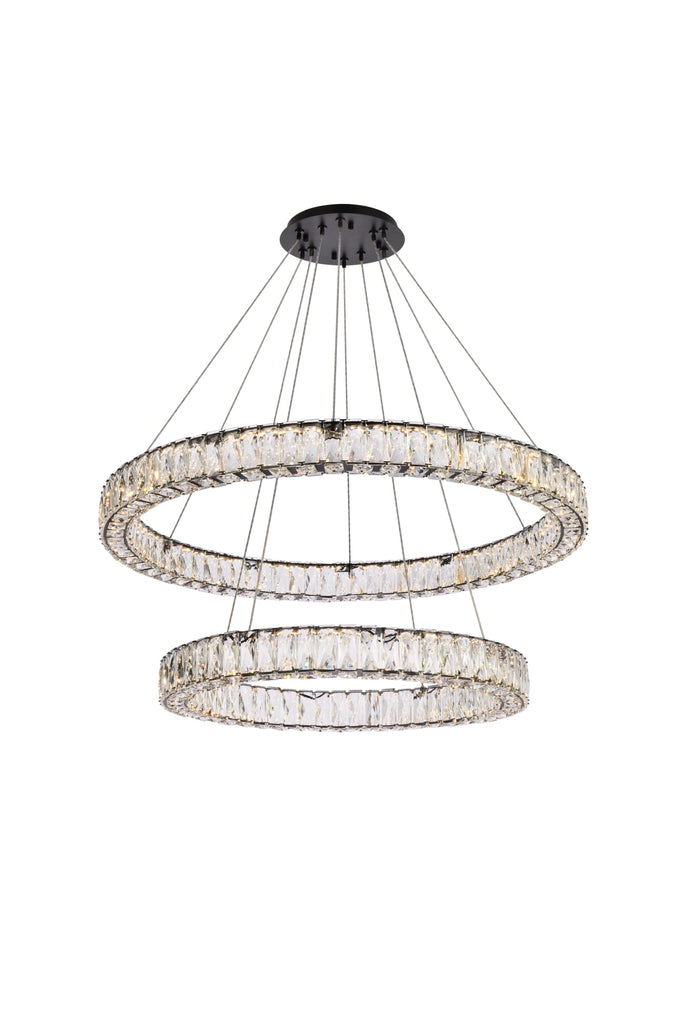 Elegant Lighting Chandelier 3503G36BK