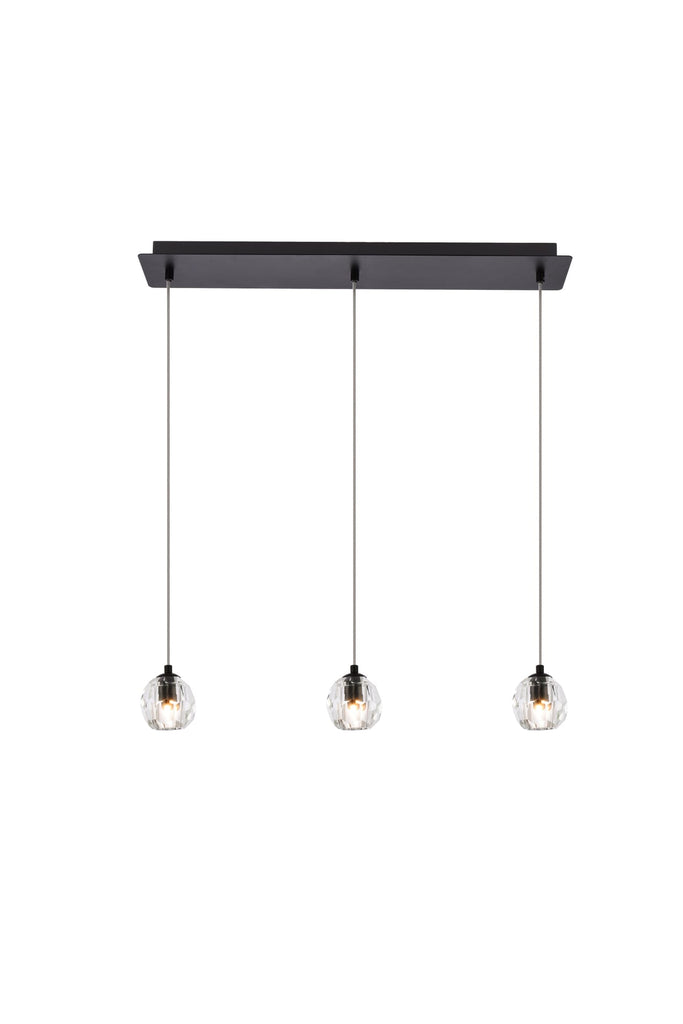 Elegant Lighting Pendant Light 3505D28BK