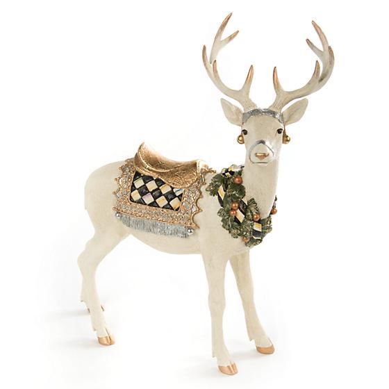 Mackenzie Childs Winter White Stag Standing 35518-017