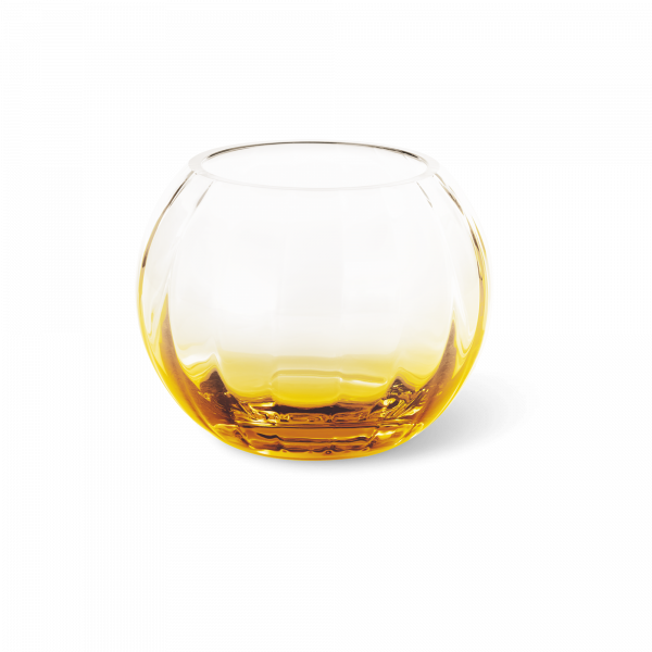 Dibbern Rotondo Optic Table lantern 10.5 cm amber 4106000050
