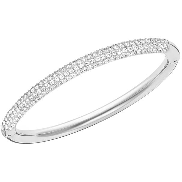 Stone Mini Bangle White Rhodium Plating 5032846