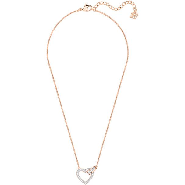 Lovely Necklace White Rose Gold Plating 5368540