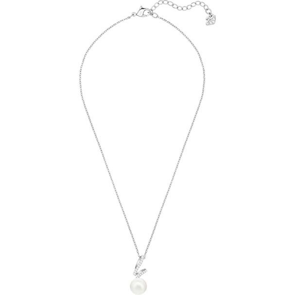 Gabriella Pearl Pendant White Rhodium Plating 5408430