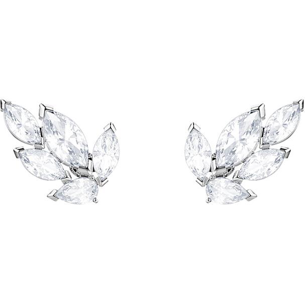 Swarovski Louison Stud Pierced Earrings White Rhodium Plating 5446025