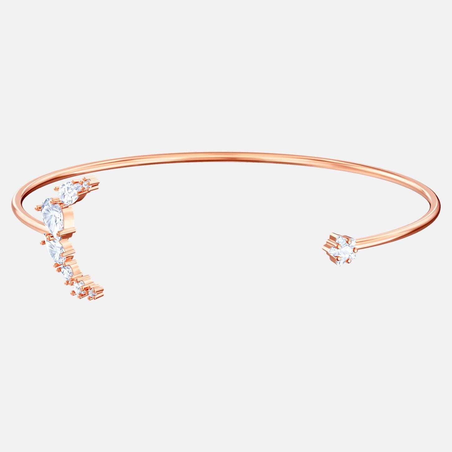 Swarovski Jewelry Penelope Cruz Moonsun Cuff White Rose Gold Tone 