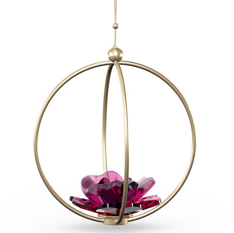 Swarovski Garden Biggs Rose Crystal 555780 Tales Ornament Flowers – Large Ltd Ball