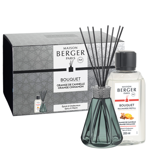 Lampe Berger Vintage Green Pyramide Reed Diffuser Gift Set with Orange –  Biggs Ltd