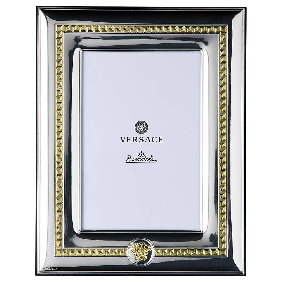 Versace VHF6 Silver Gold Picture Frame 69144-321558-05731
