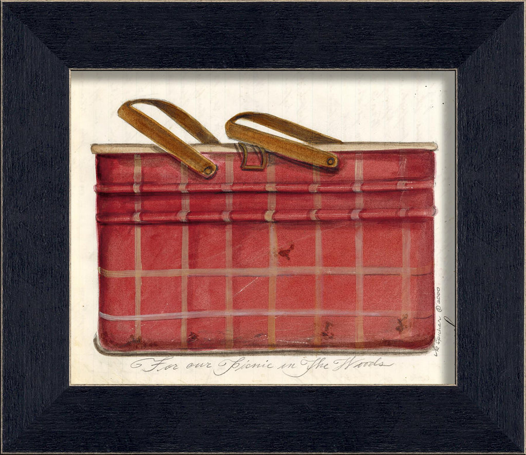 Spicher & Company MI Small Red Basket 74222