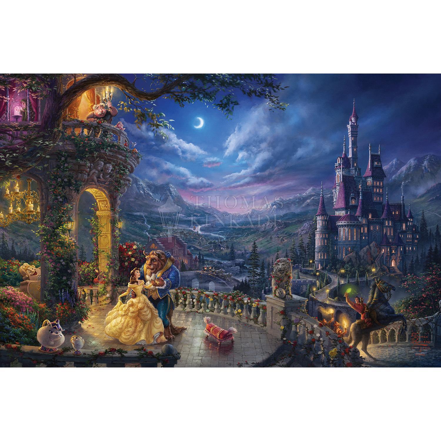 Thomas Kinkade Disney Puzzle - 750 Pcs / Beauty & the beast – Geek Labs