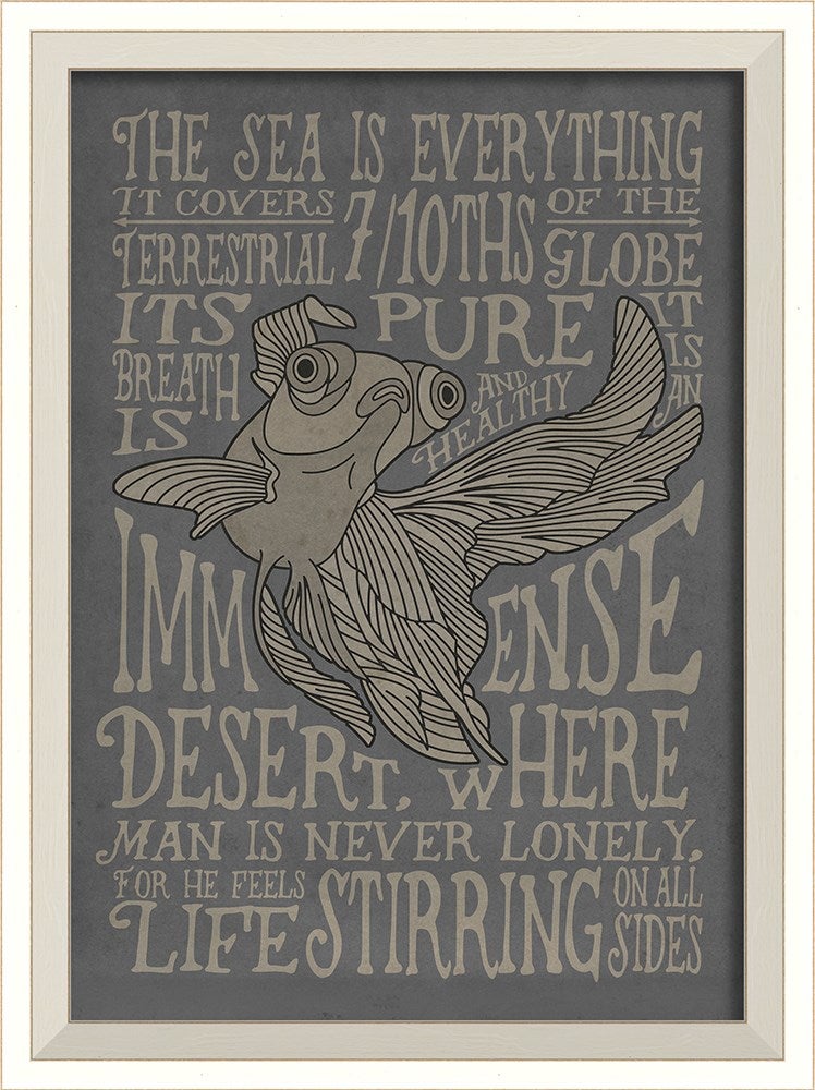 Spicher & Company WC The Sea is Everything sm on gray 87446