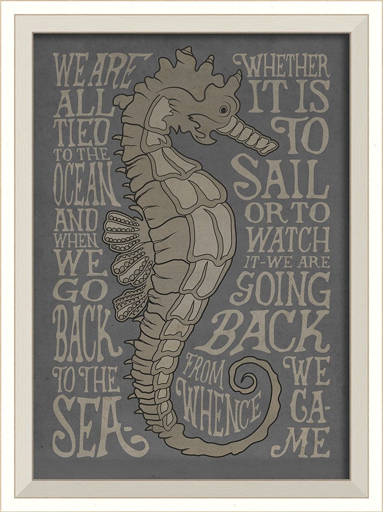Spicher & Company WC We are all tied to the Ocean sm on gray 87448
