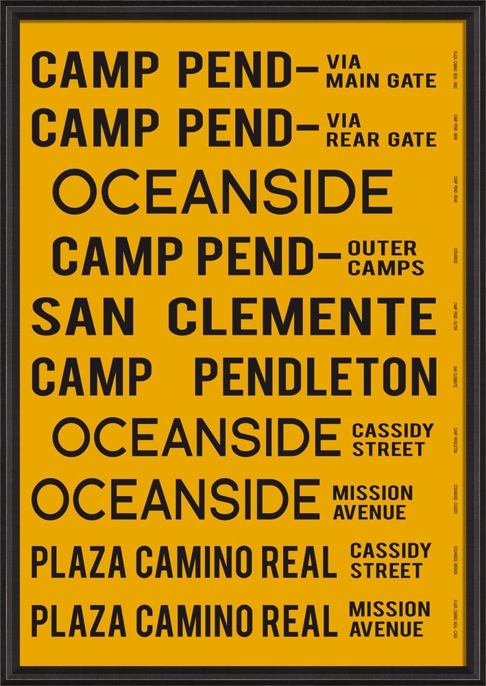 Spicher & Company BCBL Oceanside Sign xl 88995