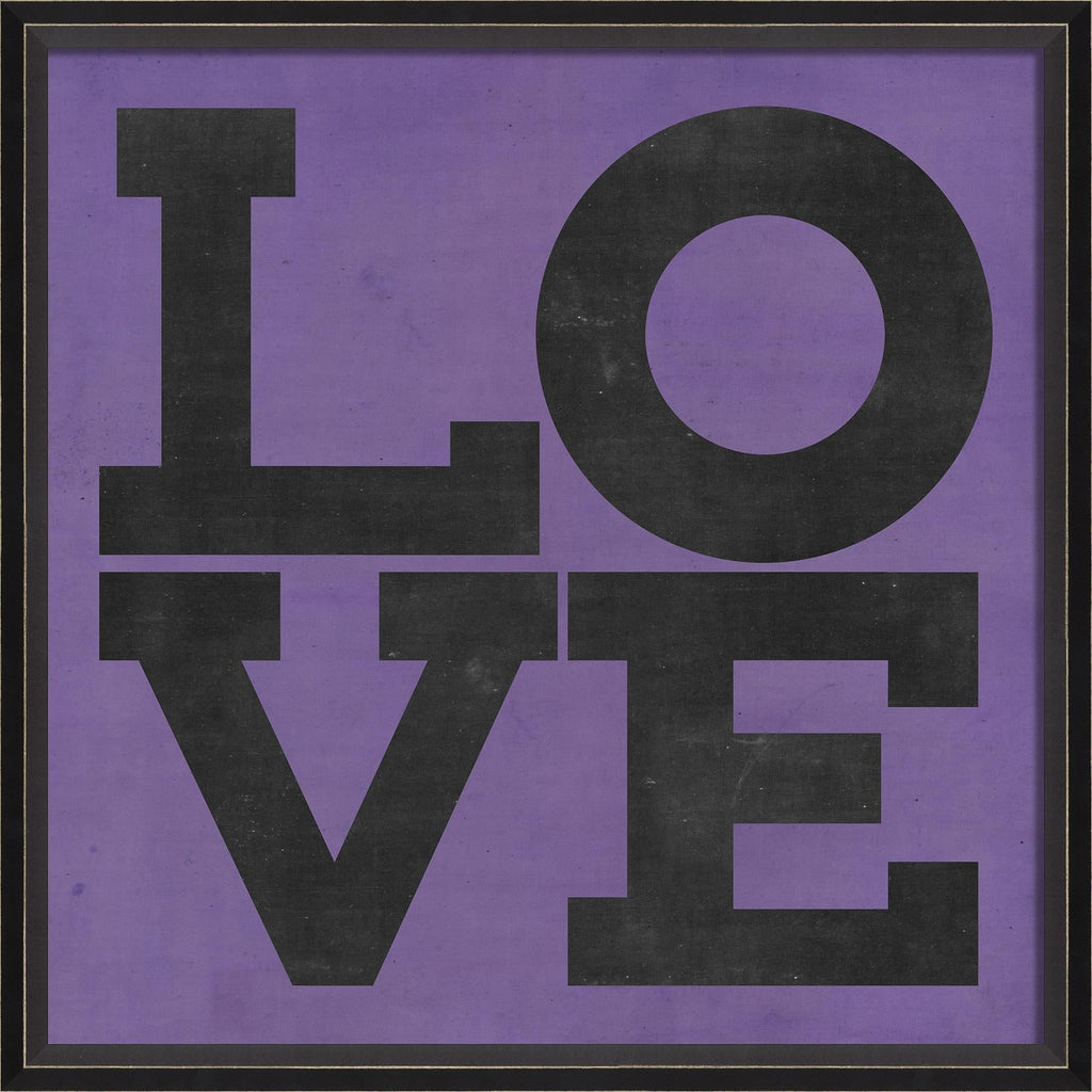 Spicher & Company BC LOVE black on purple 89126