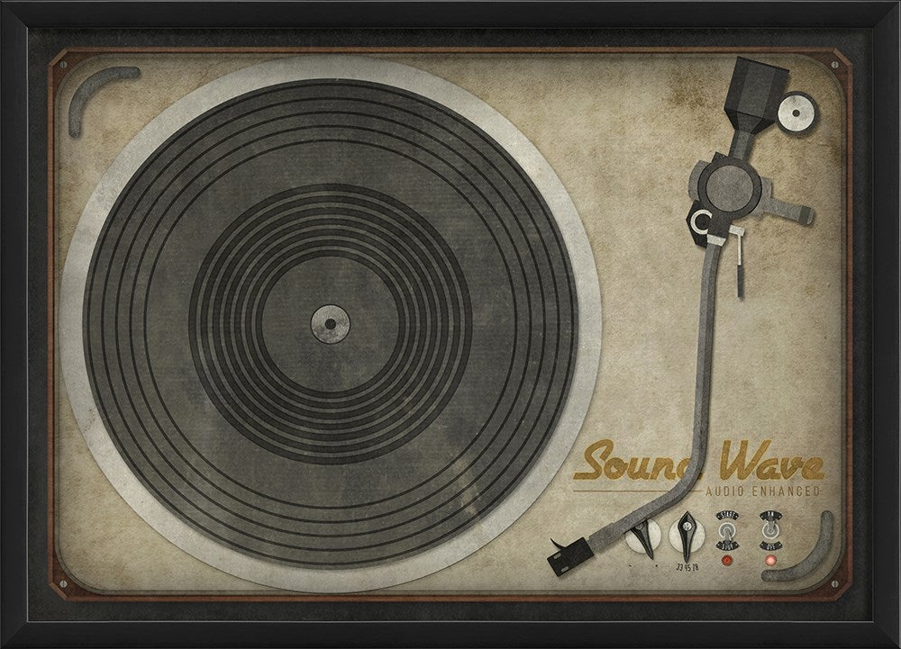 Spicher & Company EB Sound Wave Audio Enhanced Turntable 92505