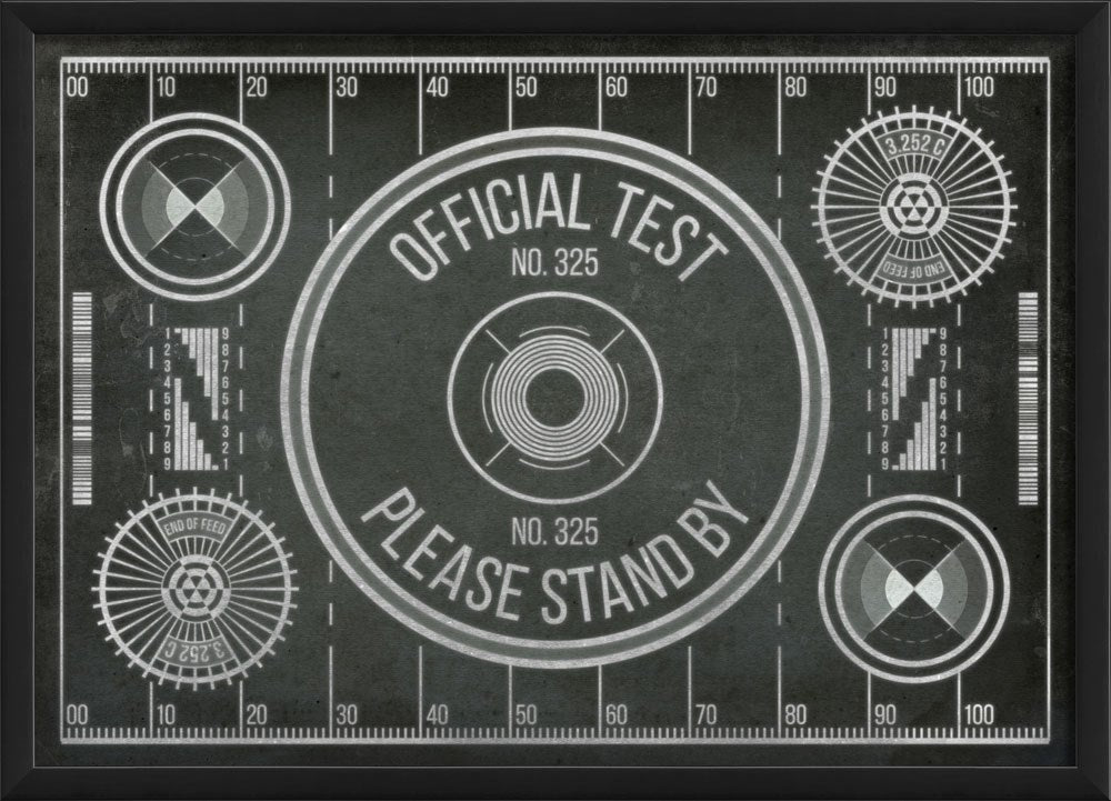 Spicher & Company EB Please Stand By on black lg 92605