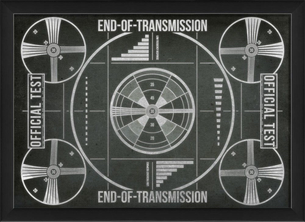 Spicher & Company EB TV End of Transmission on black sm 92607