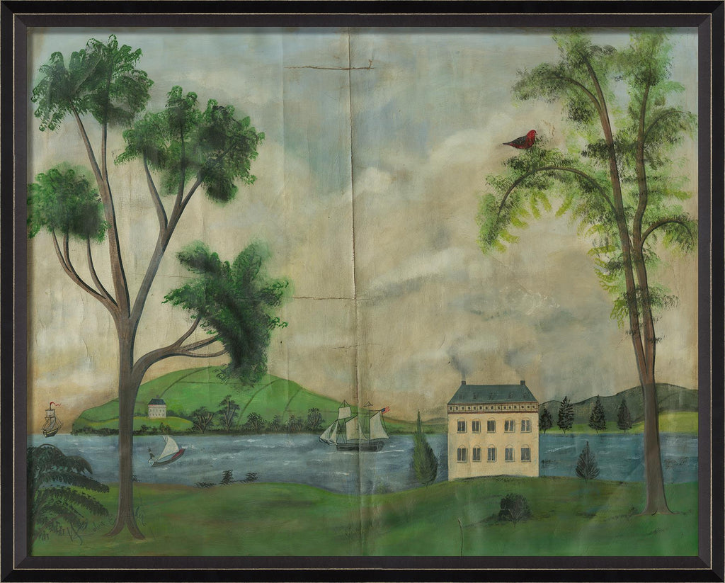 Spicher & Company BC Ships in the Harbor Landscape 98287