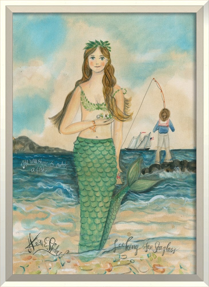 Spicher & Company WC Looking for Seaglass Mermaid 98447