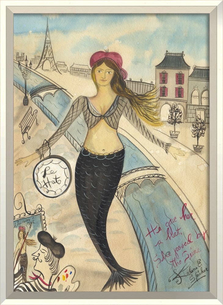 Spicher & Company WC She Posed by the Seine Mermaid 98476