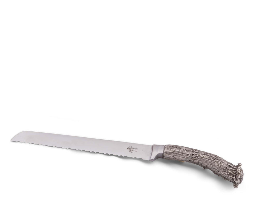 Vagabond House Lodge Style Elk Bread Knife A22AA