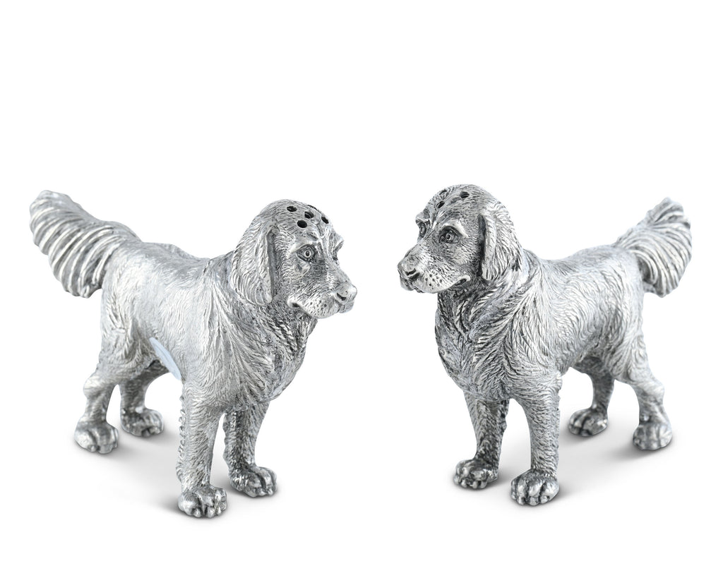 Vagabond House Morning Hunt Pewter Retriever Salt and Pepper B116GR