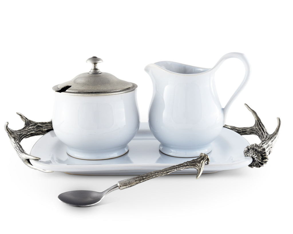 Vagabond House Lodge Style Antler Creamer Set B317A