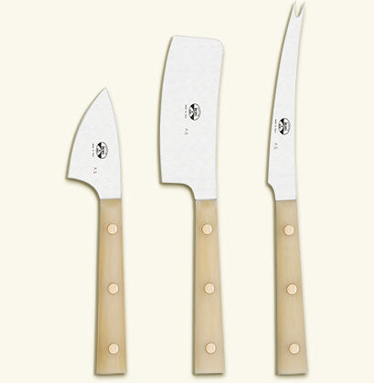 Match Pewter S/3 Cheese Knives In Wood Box 425