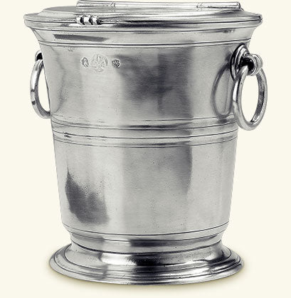 Match Pewter Ice Bucket With Lid 1192