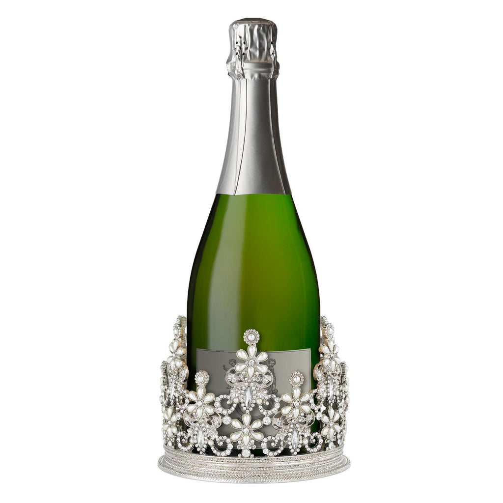 Olivia Riegel Silver Kensington Crown Wine Coaster & Candleholder CH1425