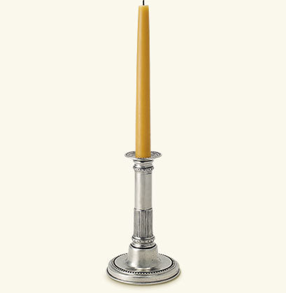 Match Pewter Round Based Candlestick 1013