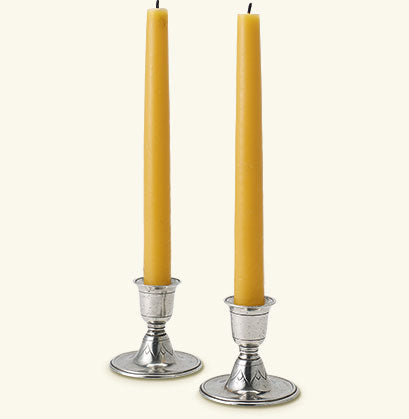 Match Pewter Short Candlestick Pair 1015