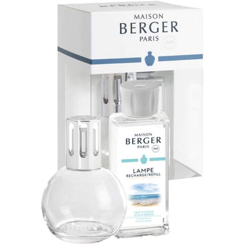 Lampe Berger Bingo Clear Lamp Gift Set with Ocean Breeze