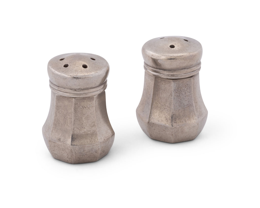 Vagabond House Provencal Mini Pewter Salt and Pepper D116M