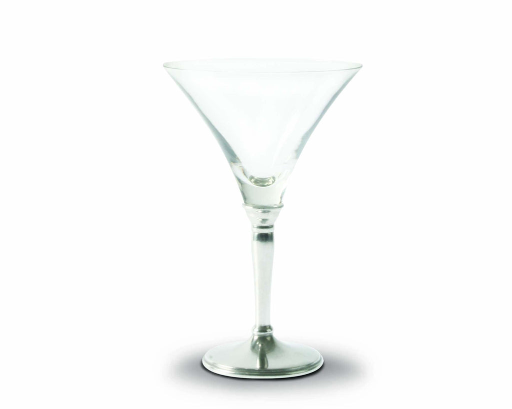 Vagabond House Medici Living Classic Pewter Stem Cocktail Glass D1446T-1