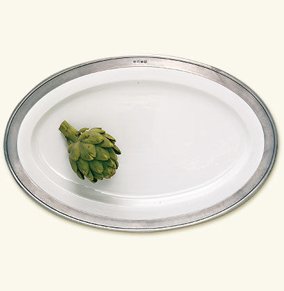 Match Pewter Convivio Oval Serving Platter Large 1505