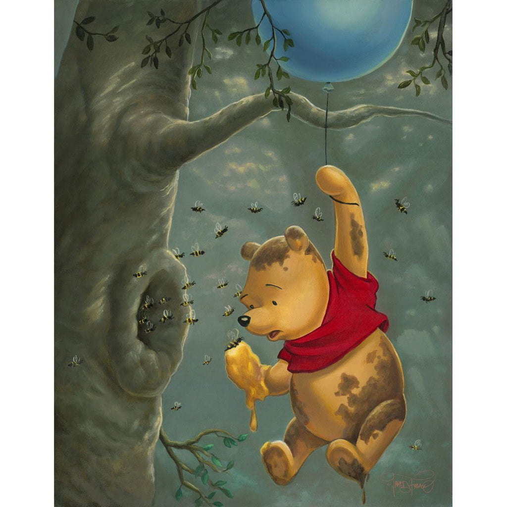 Disney Fine Art - Pooh's Sticky Situation