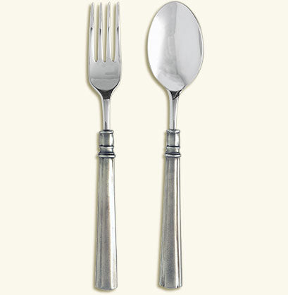 Match Pewter Lucia Serving Fork & Spoon A10602.0