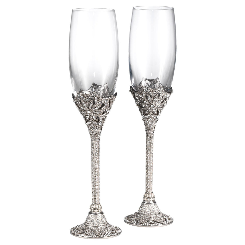 Olivia Riegel Silver Windsor Flute Set of 2 - 7 oz. FL1001