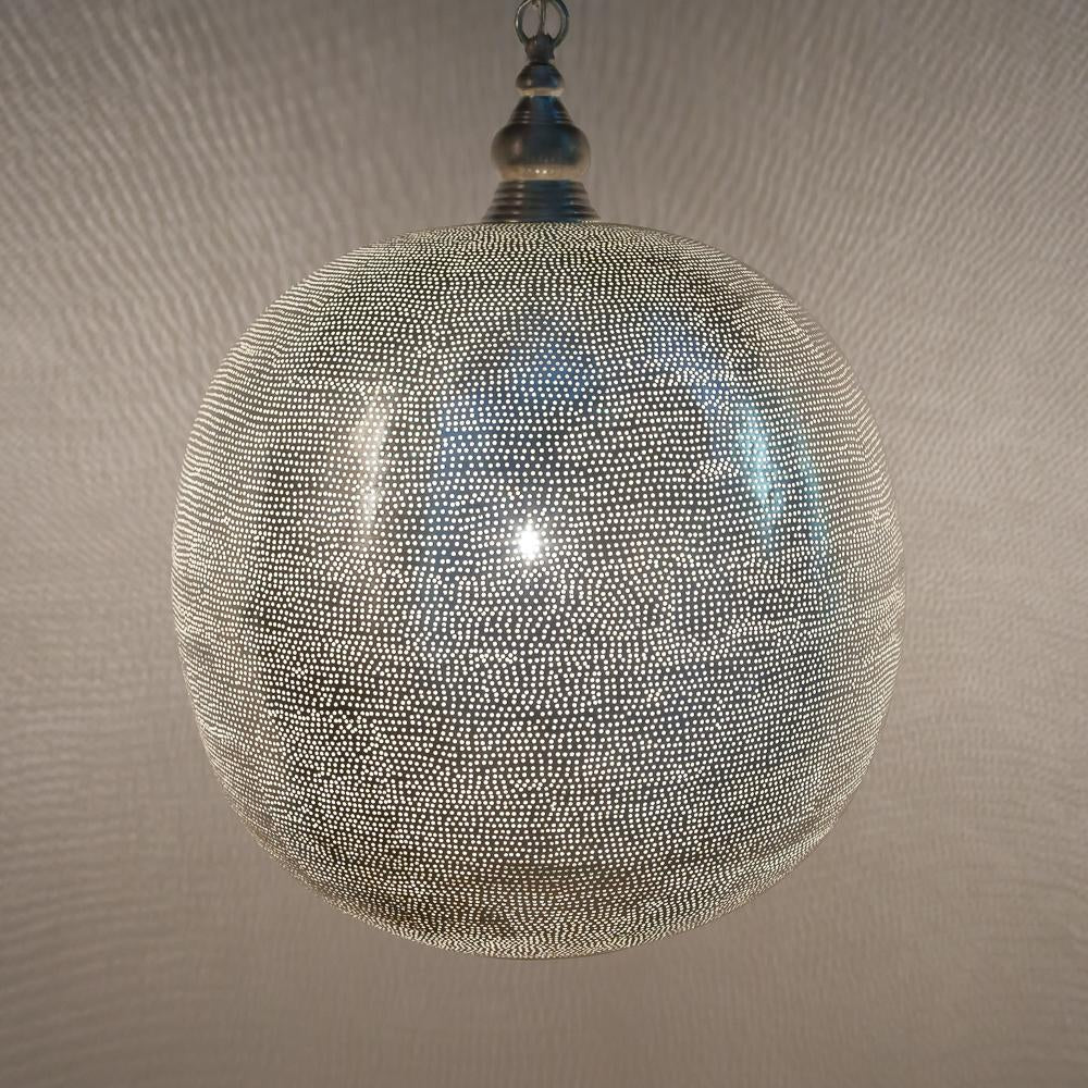 Zenza Ball Filisky XXL Nickel Pendant Light FSXXL01S