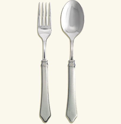 Match Pewter Violetta Serving Fork & Spoon 1316.5