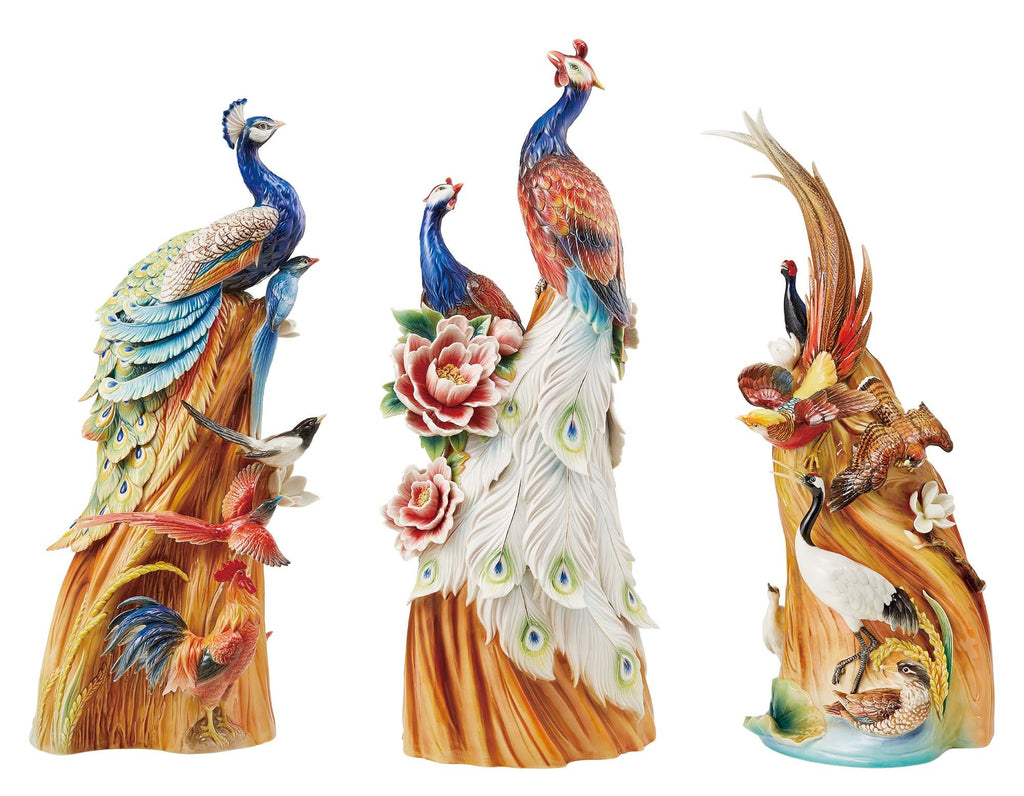 Franz Collection Phoenix Figurines With Base Set Fz03771