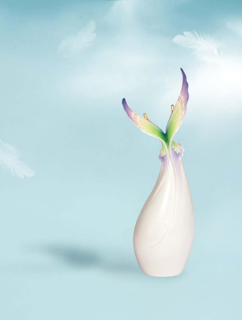Franz Collection Flying High Papillon Butterfly Vase Fz03935